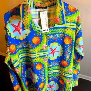 Long Sleeve Beach/Seashell Dress